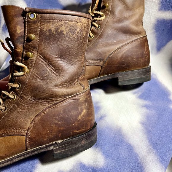 Justin leather Roper boots - Picture 7 of 12